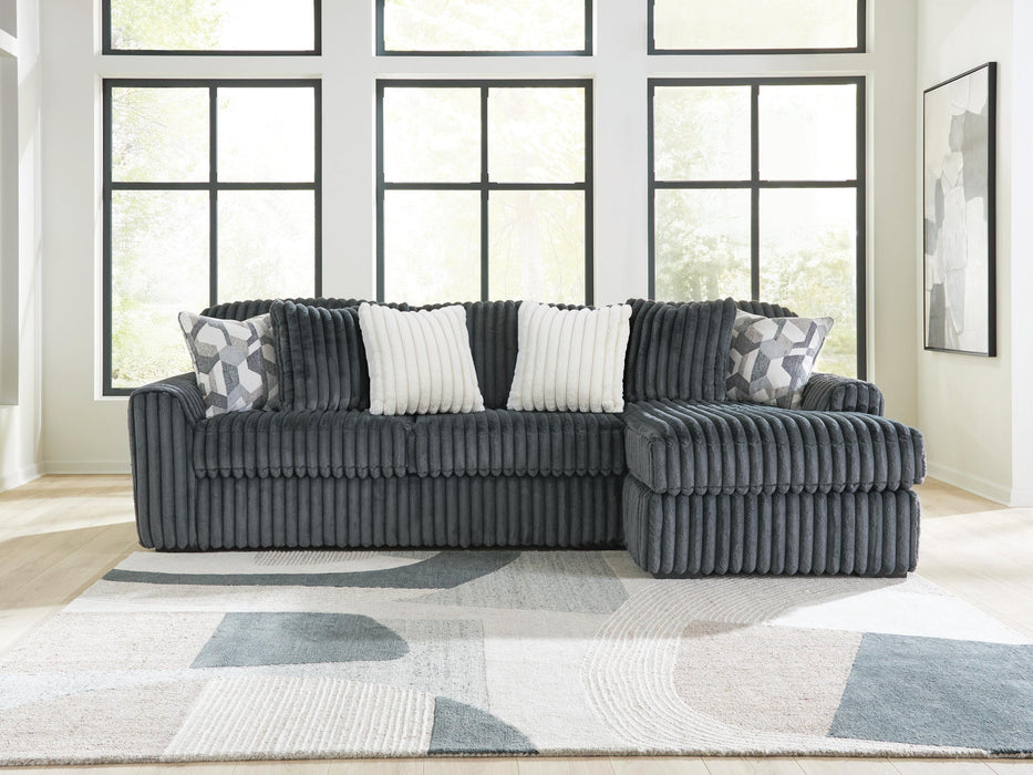Midnight-Madness 2-Piece Sectional Sofa Chaise