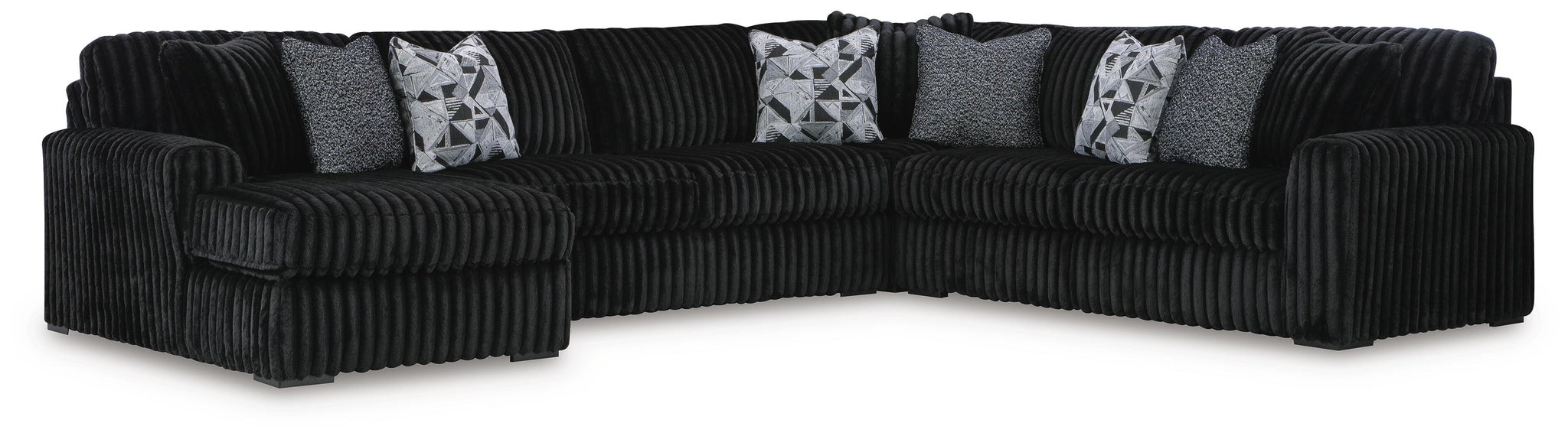 Midnight-Madness 6-Piece Sectional with Chaise