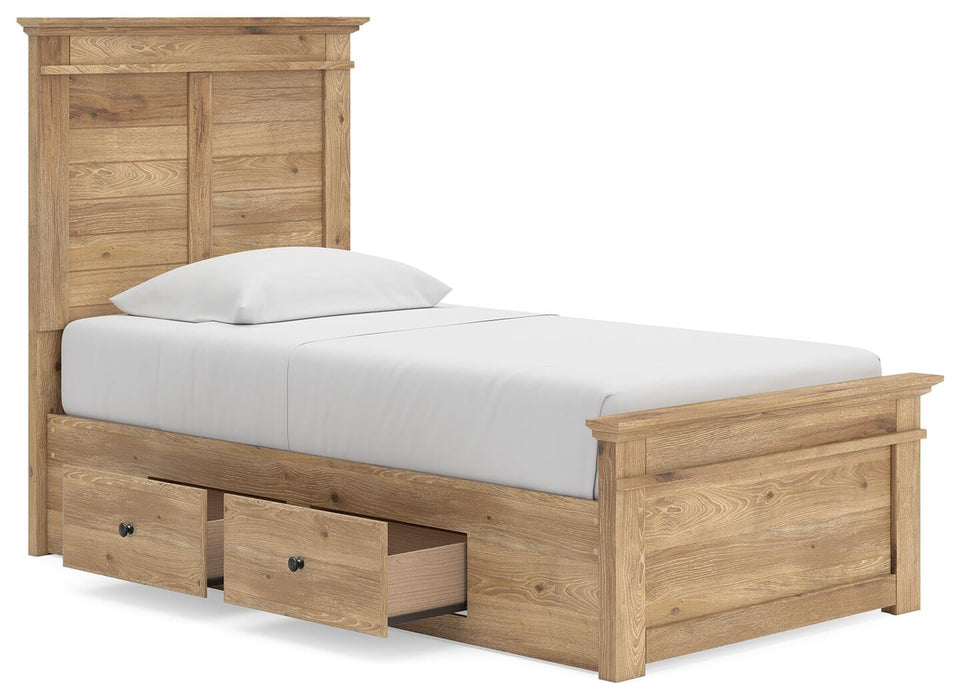 Makidern Twin Panel Storage Bed