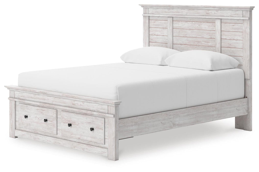 Makidern Queen Panel Storage Bed