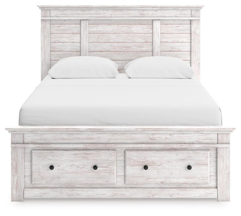 Makidern Queen Panel Storage Bed