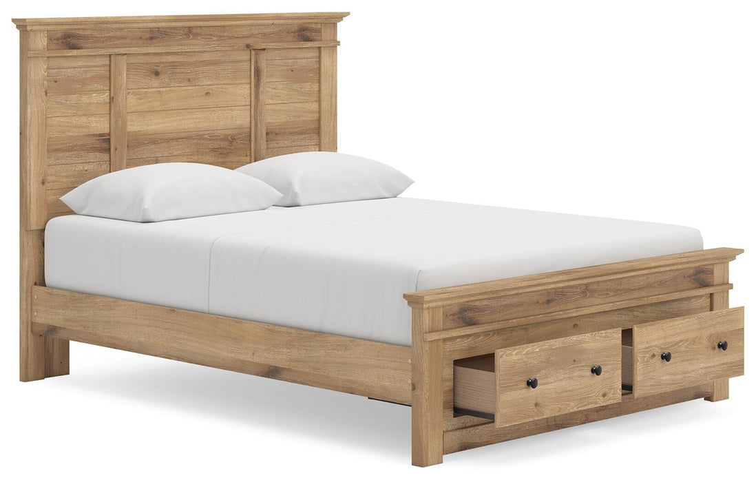 Makidern Queen Panel Storage Bed