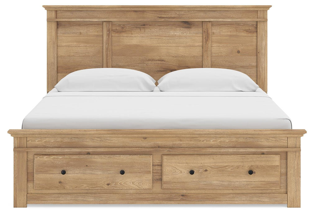 Makidern King Panel Storage Bed