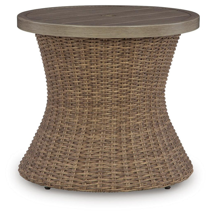 Ashley Express - Laguna Heights Round End Table w/UMB OPT