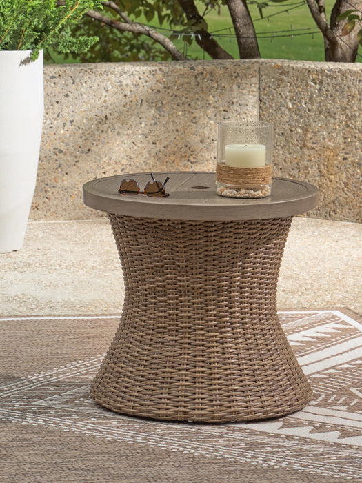 Ashley Express - Laguna Heights Round End Table w/UMB OPT