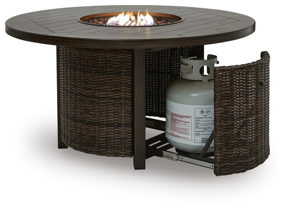 Monterey Point Round Fire Pit Table