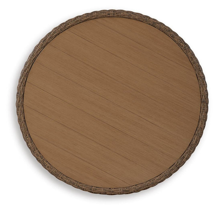 Ashley Express - Double Point Round Cocktail Table