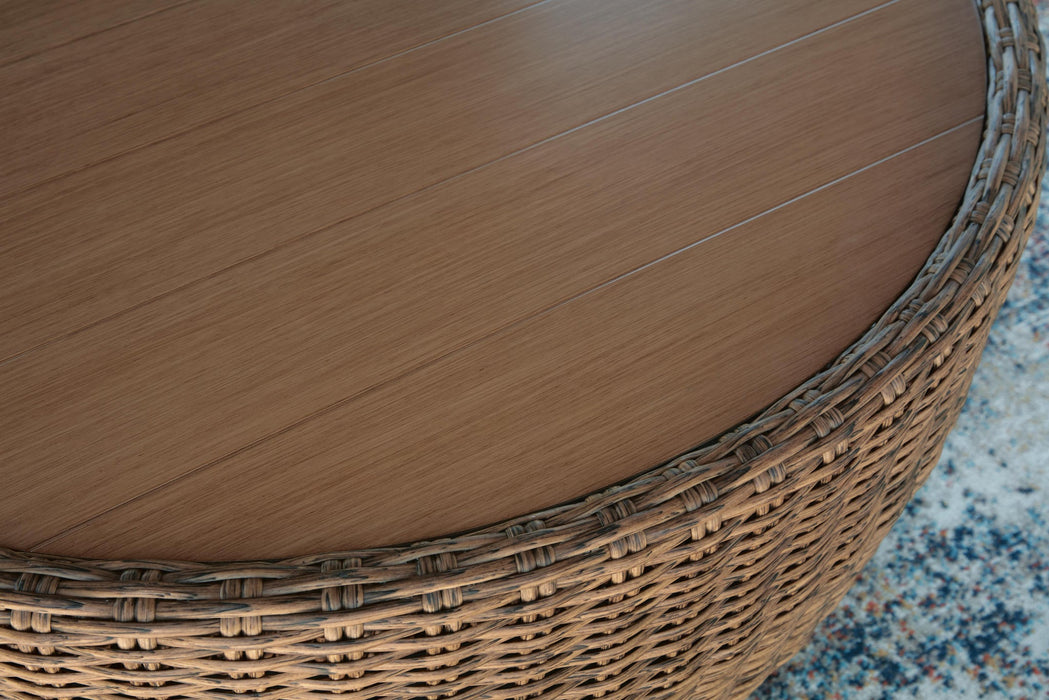 Ashley Express - Double Point Round Cocktail Table