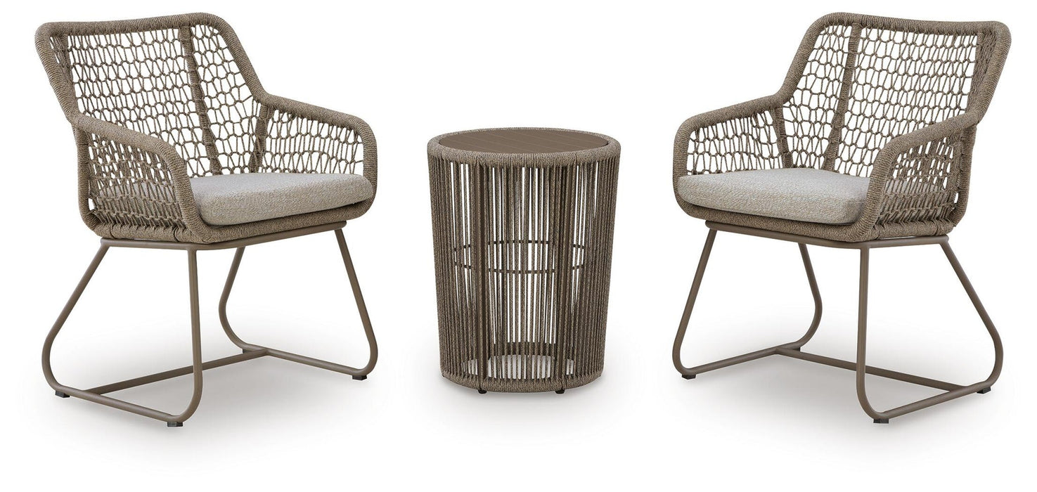 Ashley Express - Majors Beach Chairs w/CUSH/Table Set (3/CN)