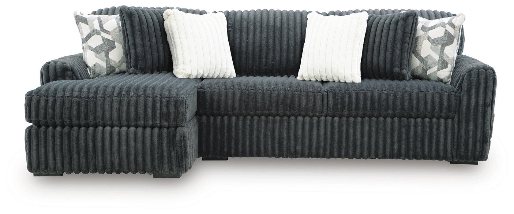 Midnight-Madness 2-Piece Sectional Sofa Chaise