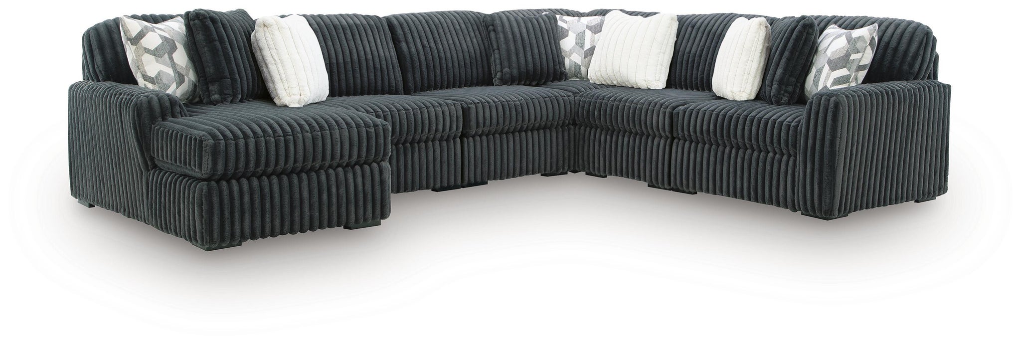 Midnight-Madness 6-Piece Sectional with Chaise