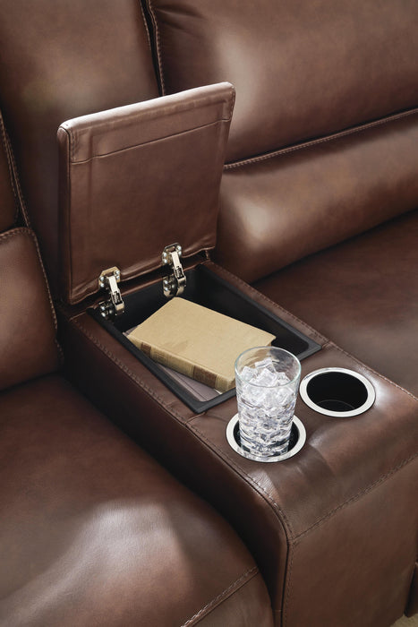 DeepWakes 7-Piece Reclining Sectional with Storage Consoles