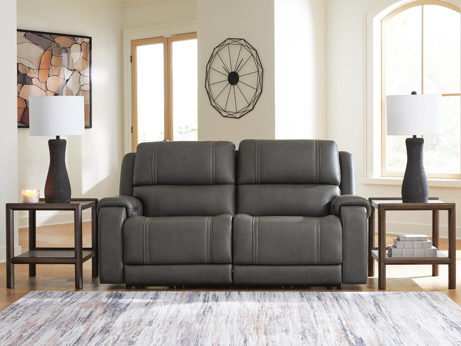 5Z - Pittson 2-Piece Power Reclining Sectional Loveseat