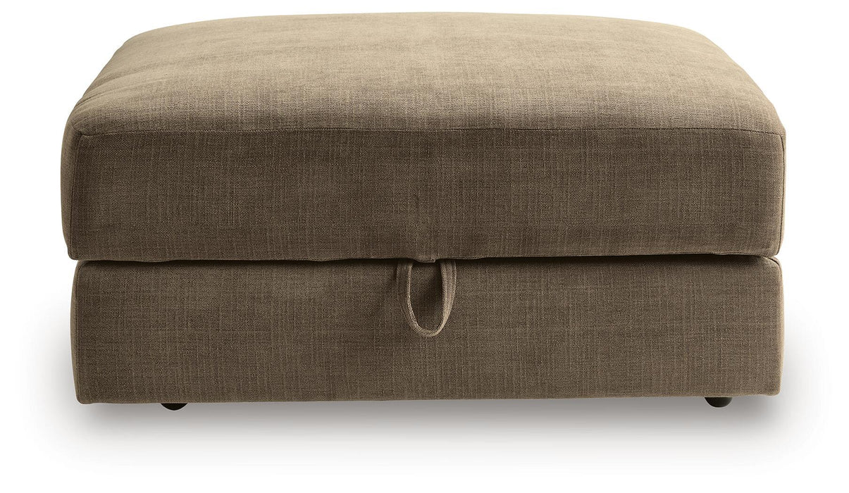 Camellia-Court Ottoman With Storage