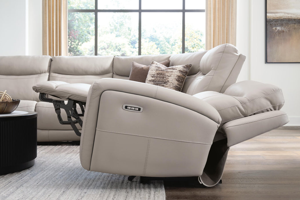 Gravier 6-Piece Power Reclining Sectional with Storage Console