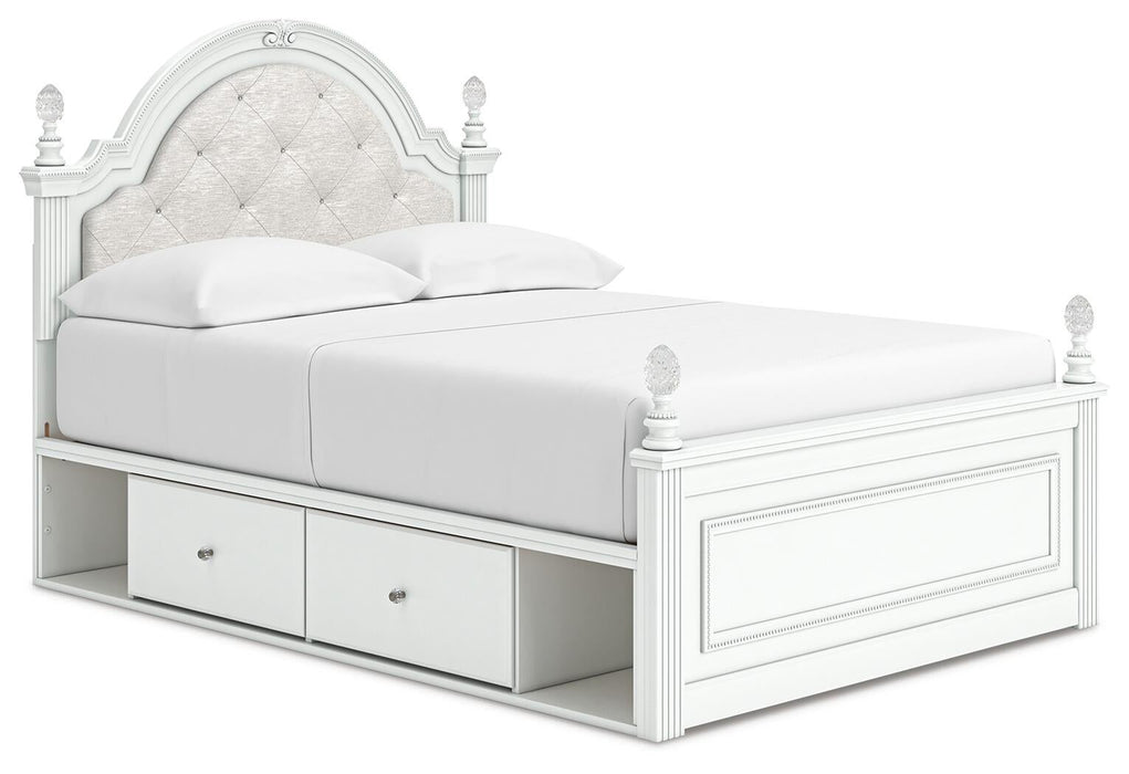 Kozlani Full Upholstered Panel Bed with Storage