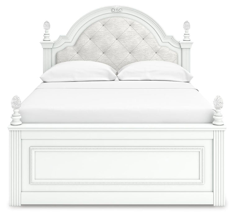 Kozlani Full Upholstered Panel Bed with Storage