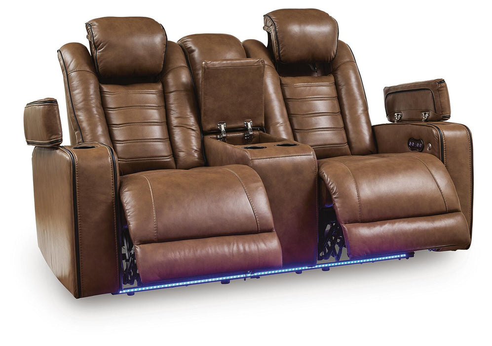 Gruaro PWR REC Loveseat/CON/ADJ HDRST