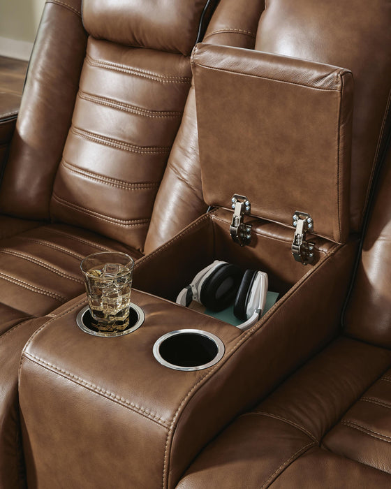 Gruaro PWR REC Loveseat/CON/ADJ HDRST
