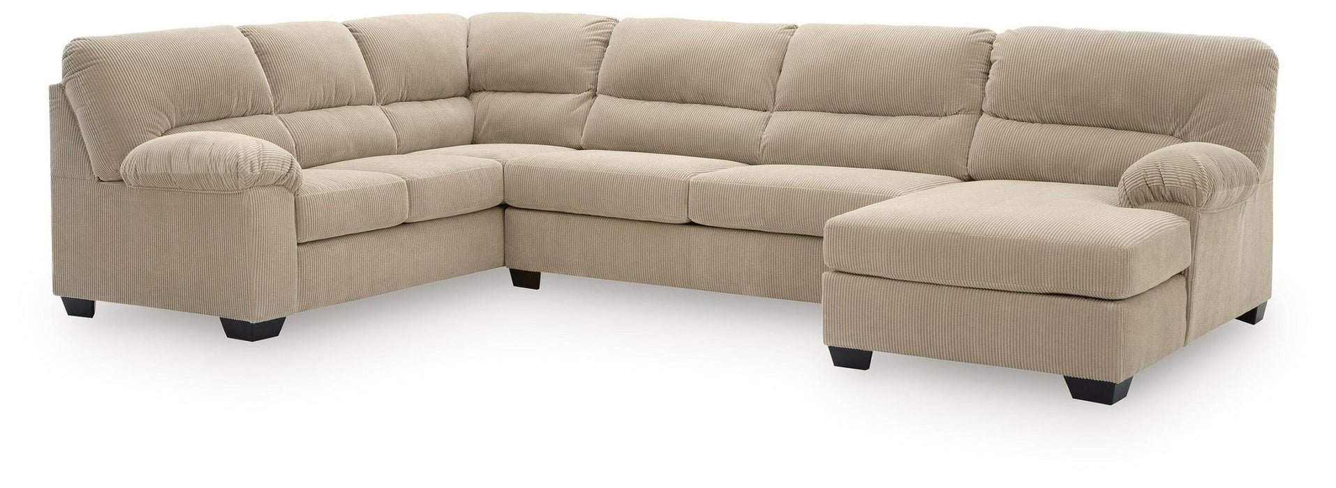 SimpleJoy 3-Piece Sectional with Chaise
