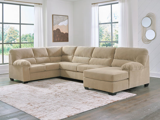 SimpleJoy 3-Piece Sectional with Chaise