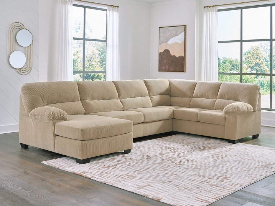 SimpleJoy 3-Piece Sectional with Chaise