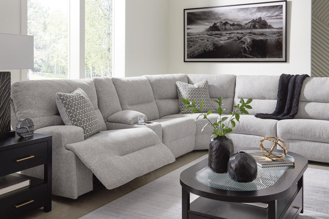 Acklen Place 7-Piece Power Sectional Reclining Sofa with Storage Console