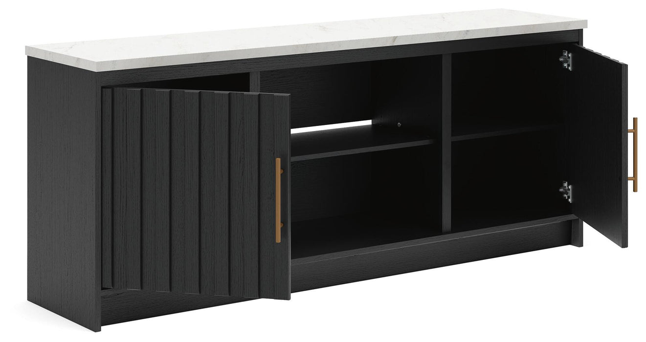 Cadmori XL TV Stand w/Fireplace Option