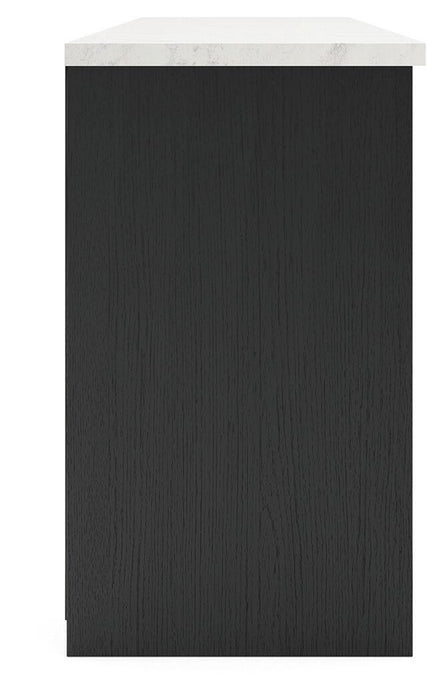 Cadmori XL TV Stand w/Fireplace Option