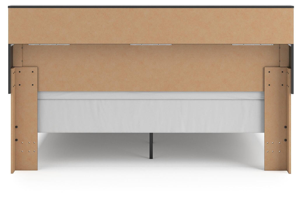 Broachmyn King Bookcase Panel Bed
