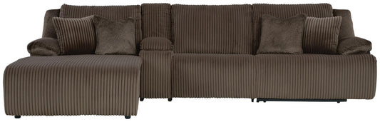 Top Tier 4-Piece Reclining Sectional with Chaise