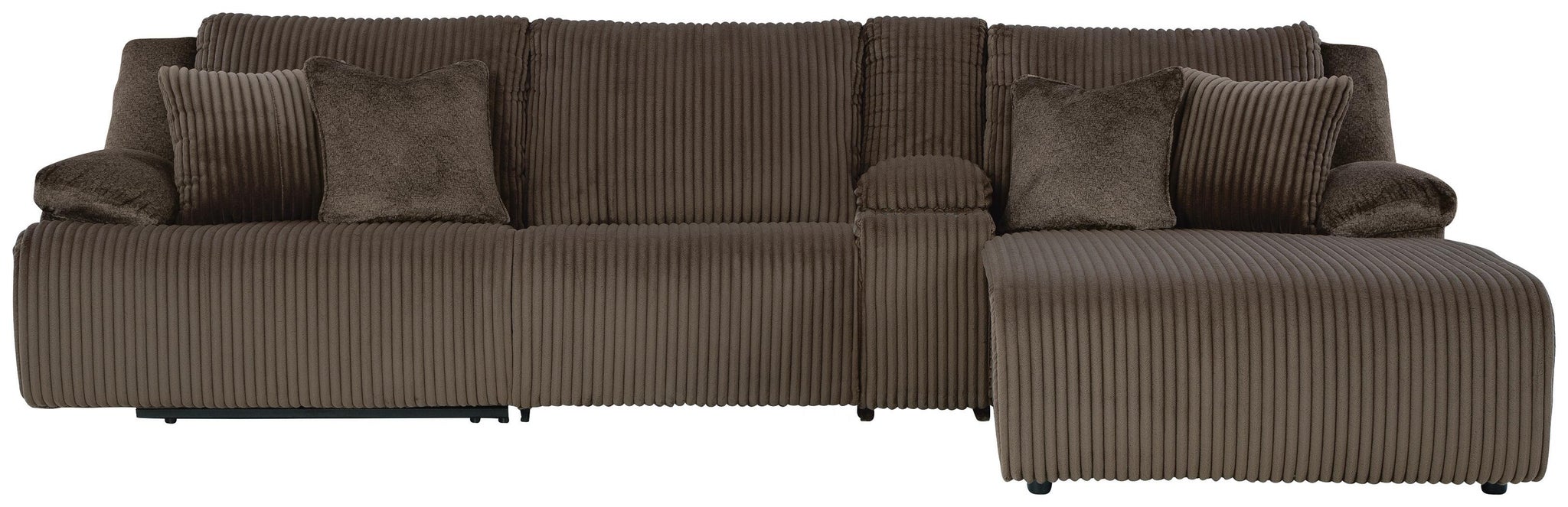 Top Tier 4-Piece Reclining Sectional with Chaise