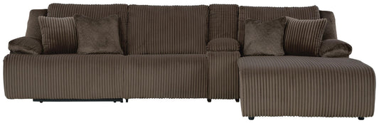 Top Tier 4-Piece Reclining Sectional with Chaise