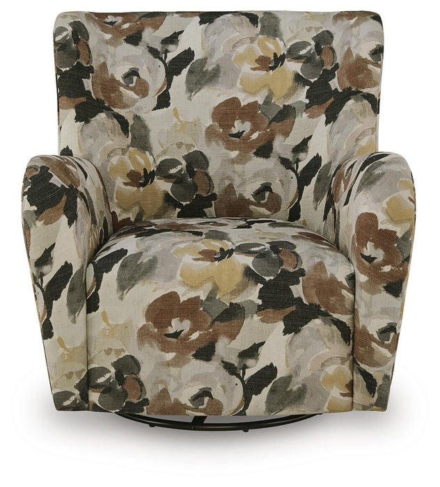 Rowenburg Swivel Glider Accent Chair