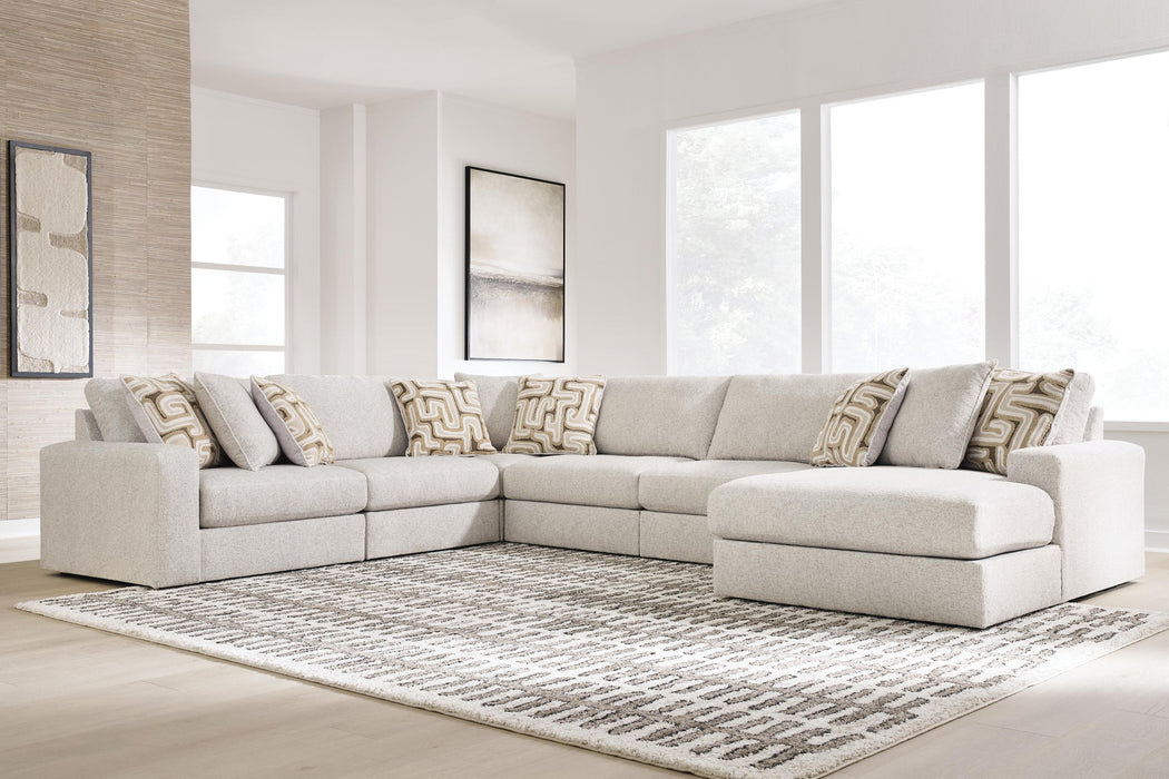 Kestrie 6-Piece Sectional with Chaise