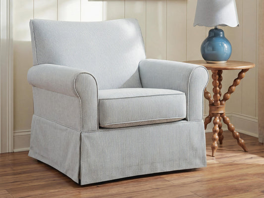 Searcy Swivel Glider Accent Chair