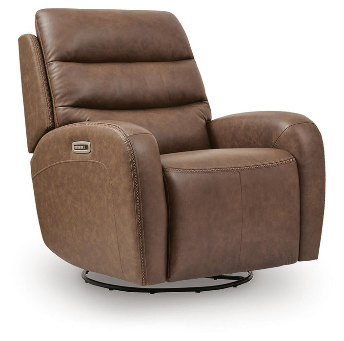Motion-Max Swivel Glider Power Recliner
