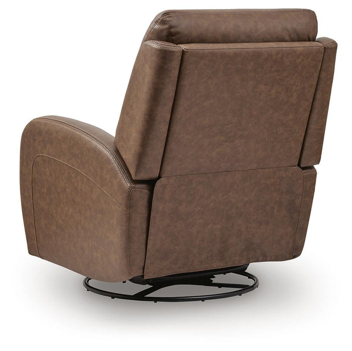 Motion-Max Swivel Glider Power Recliner