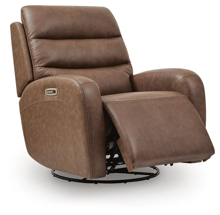 Motion-Max Swivel Glider Power Recliner