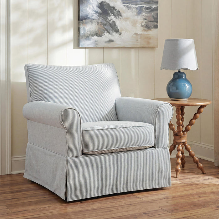 Searcy Swivel Glider Accent Chair