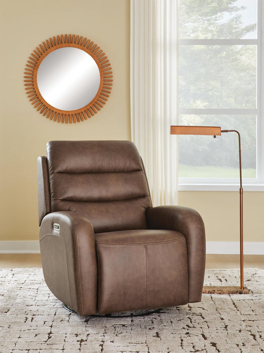 Motion-Max Swivel Glider Power Recliner
