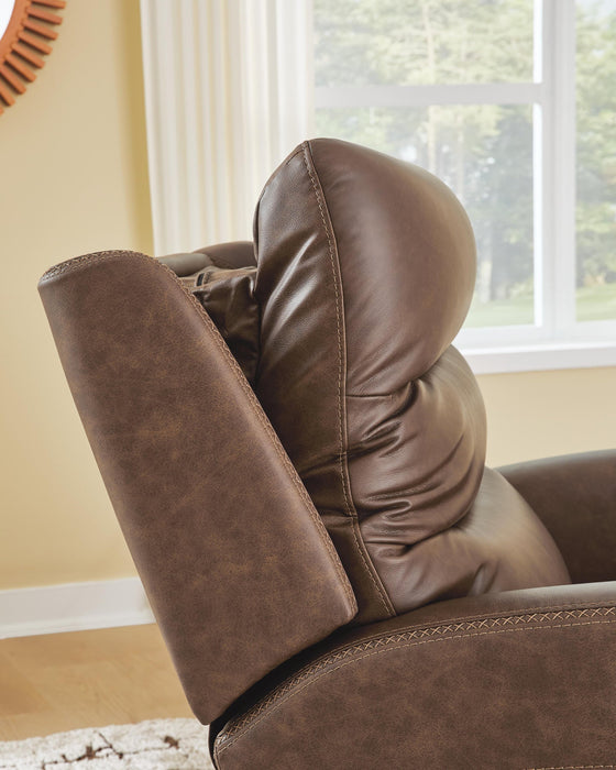 Motion-Max Swivel Glider Power Recliner