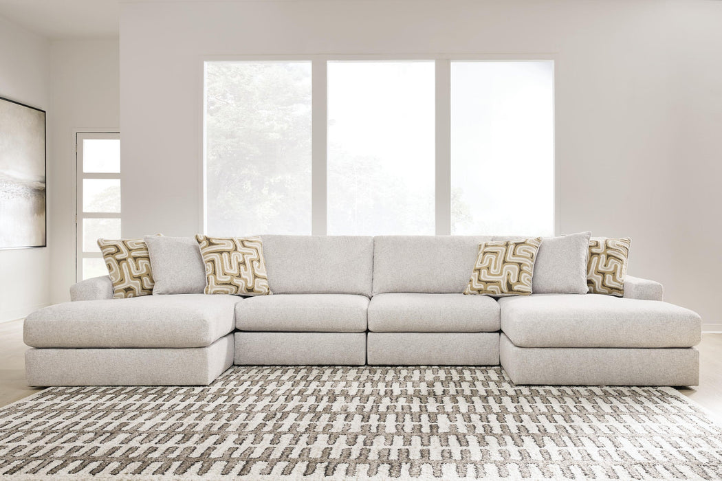 Kestrie 4-Piece Double Chaise Sectional