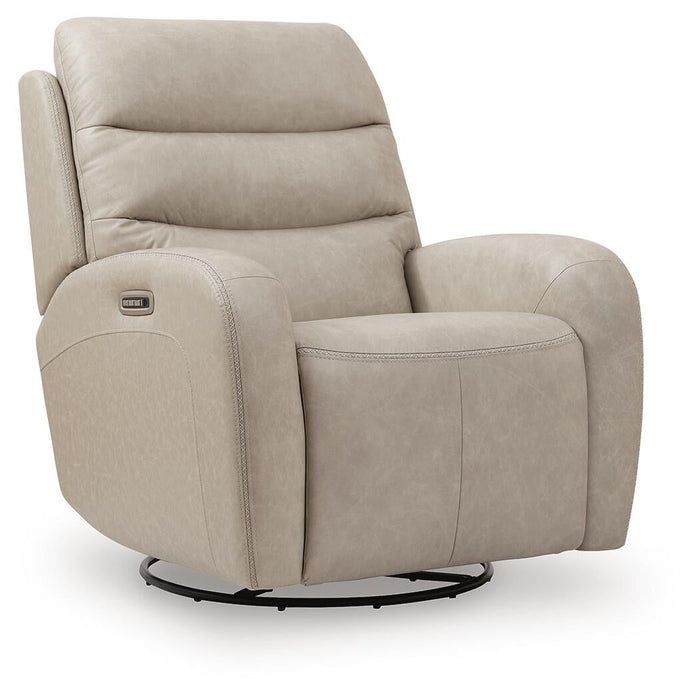 Motion-Max Swivel Glider Power Recliner