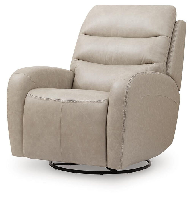 Motion-Max Swivel Glider Power Recliner