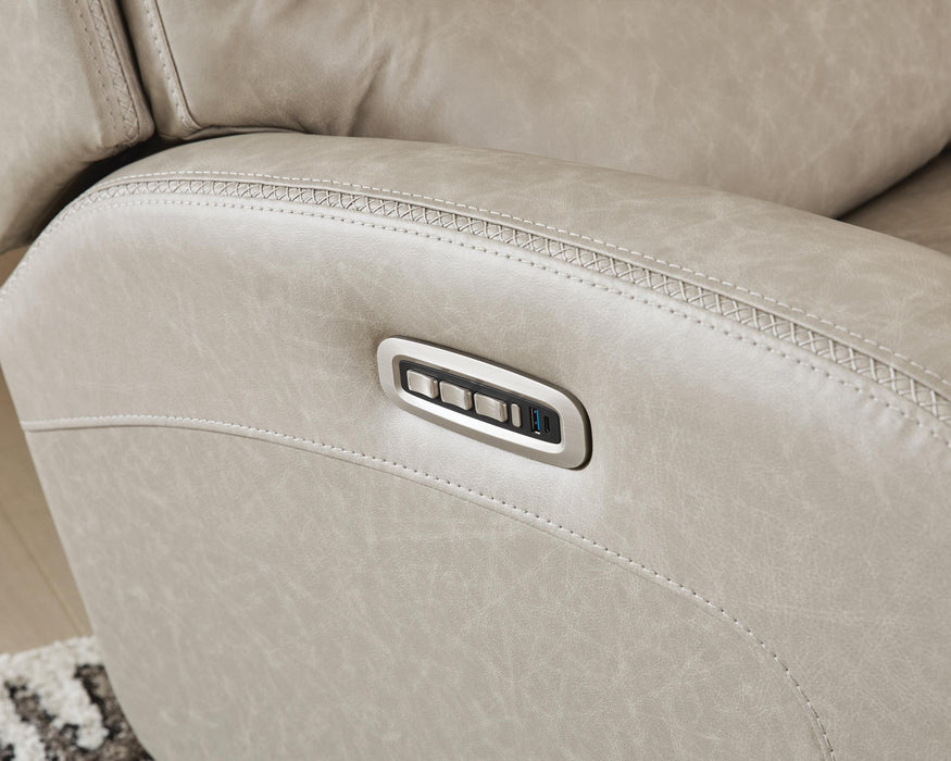 Motion-Max Swivel Glider Power Recliner