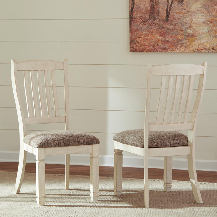 Bolanburg Dining Table and 2 Chairs and 2 Benches