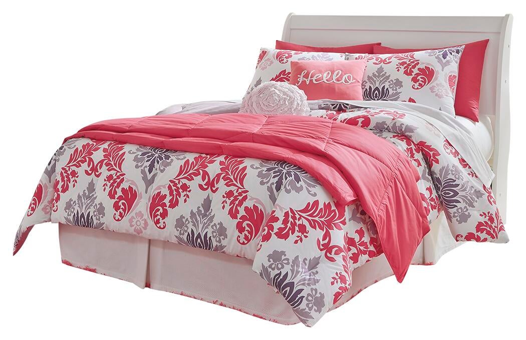 Anarasia Full Sleigh Headboard, Dresser and Mirror