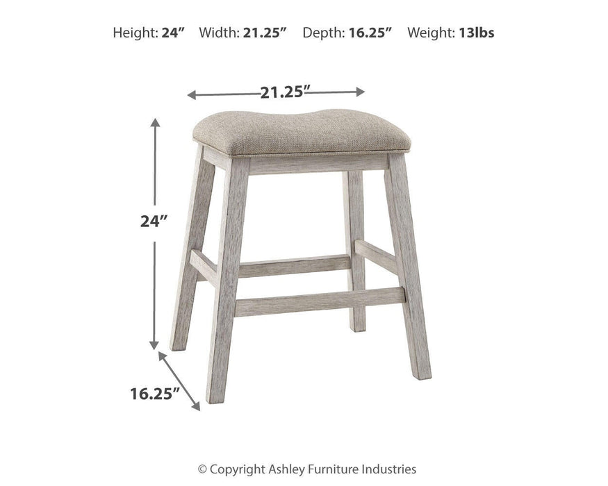 Ashley Express - Skempton Counter Height Dining Table and 2 Barstools