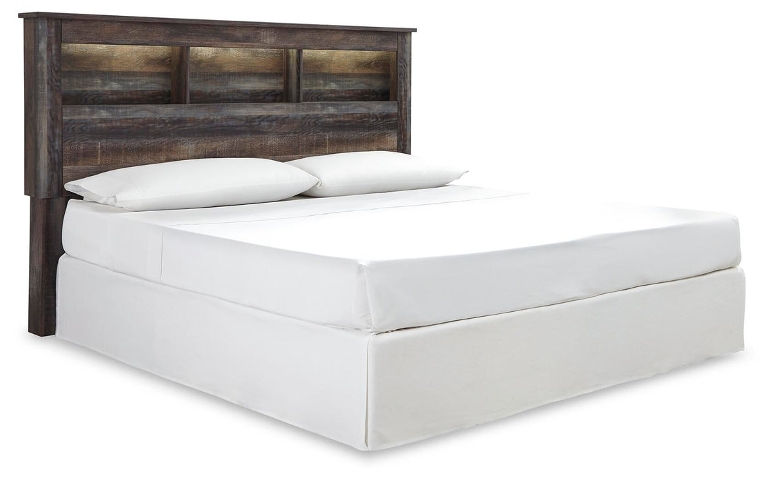 Drystan King/California King Bookcase Headboard, Dresser, Mirror, Chest and Nightstand
